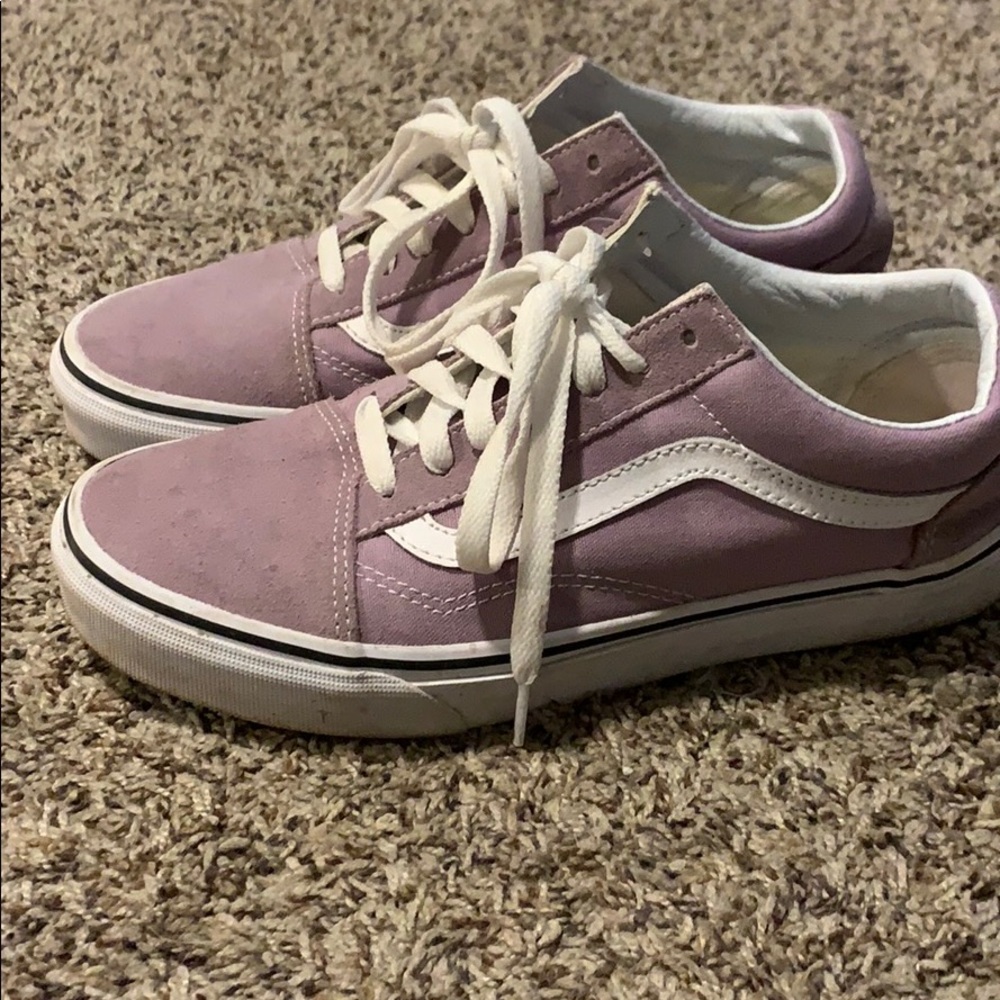 Lavender Vans 7.5